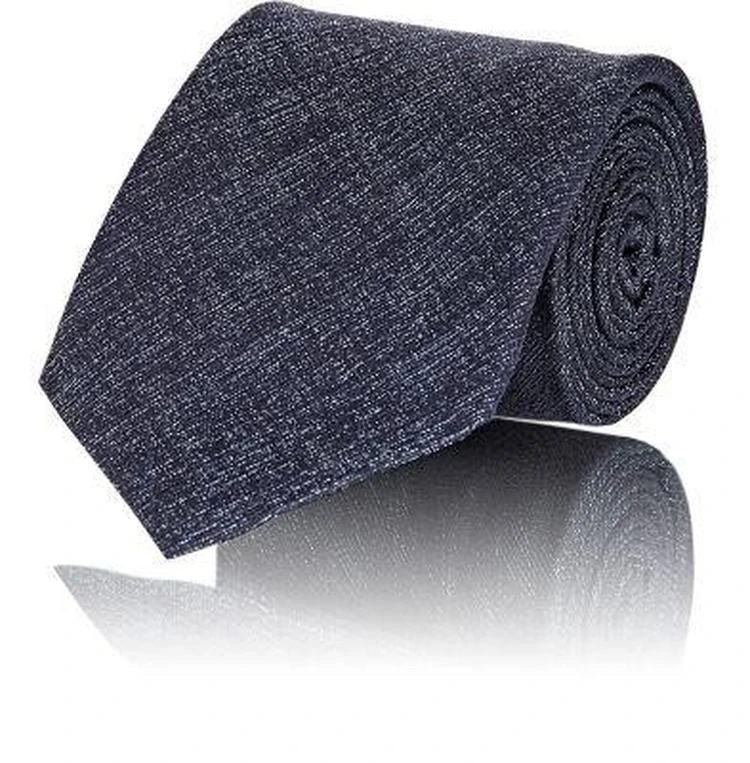 商品Giorgio Armani|Silk-Cotton Textured Satin Necktie,价格¥1034,第2张图片详细描述