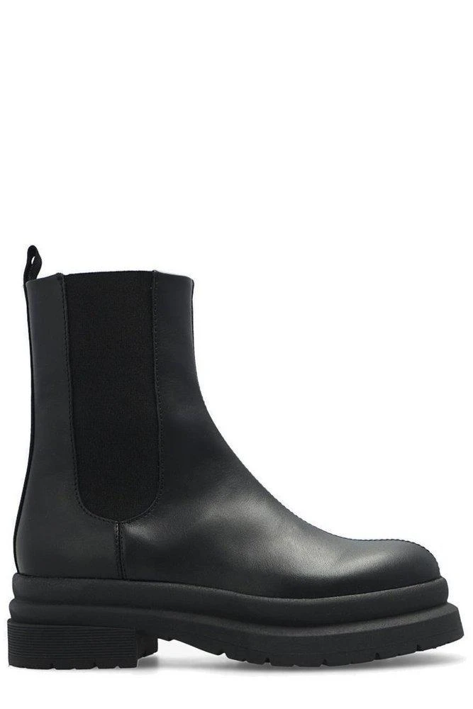 商品JW Anderson|JW Anderson Logo Detailed Chunky Ankle Boots,价格¥3442,第1张图片