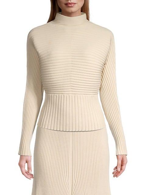 商品Tory Burch|Rib-Knit Pullover Sweater,价格¥3462,第5张图片详细描述