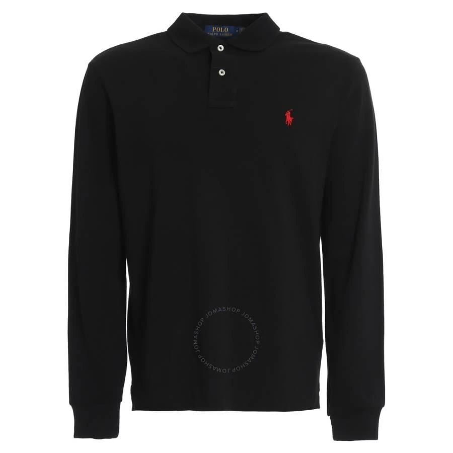 商品Ralph Lauren|Classics Men's Black Slim Fit Polo Shirt,价格¥669,第1张图片