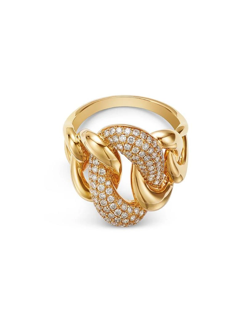 Diamond Link Ring in 14K Yellow Gold, 0.95 ct. t.w. 商品