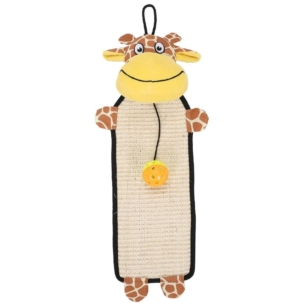 'Paw-Pleasant' Hanging Sisal & Jute Carpet Kitty Cat Scratcher with Toy 商品