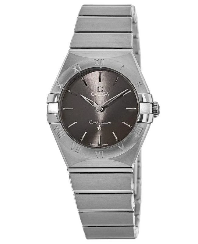 商品Omega|Omega Constellation Manhattan Quartz 28mm Grey Dial Stainless Steel Women's Watch 131.10.28.60.06.001,价格¥22410,第1张图片