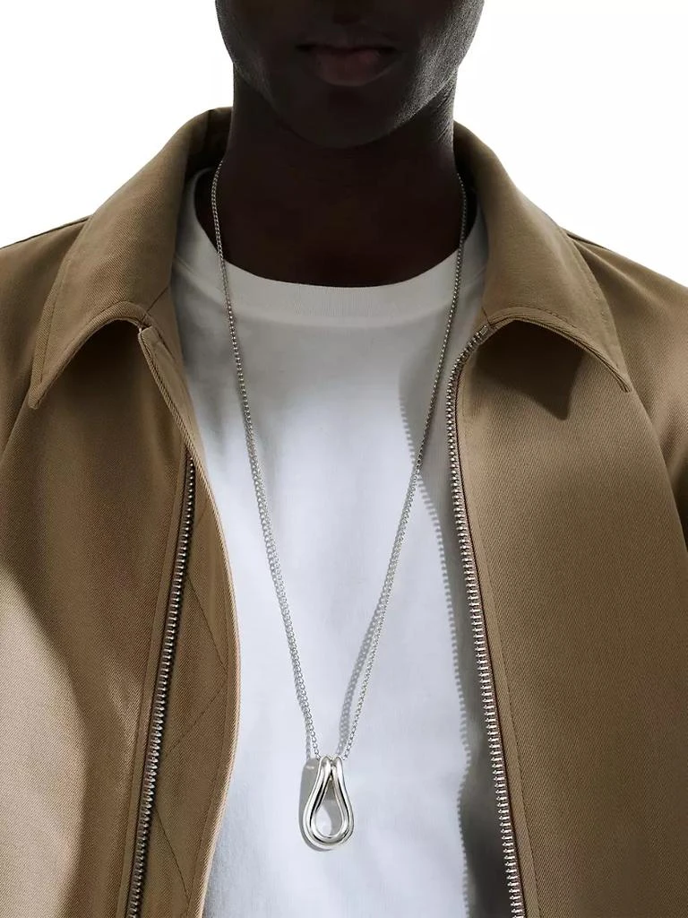 商品John Hardy|Surf Sterling Silver Etruscan Chain Long Pendant Necklace,价格¥5208,第2张图片详细描述