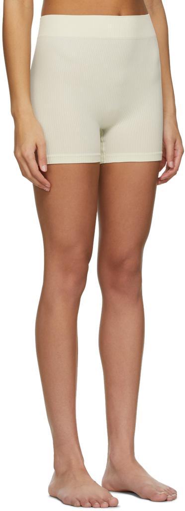 商品SKIMS|Off-White Stretch Rib Boy Shorts,价格¥305,第4张图片详细描述