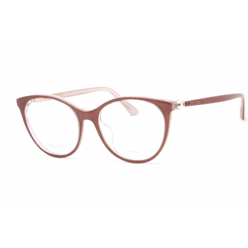 商品Jimmy Choo|Jimmy Choo Women's Eyeglasses - Full Rim Cat Eye Pearlized Nude | JC378/G 0Y9A 00,价格¥448,第1张图片