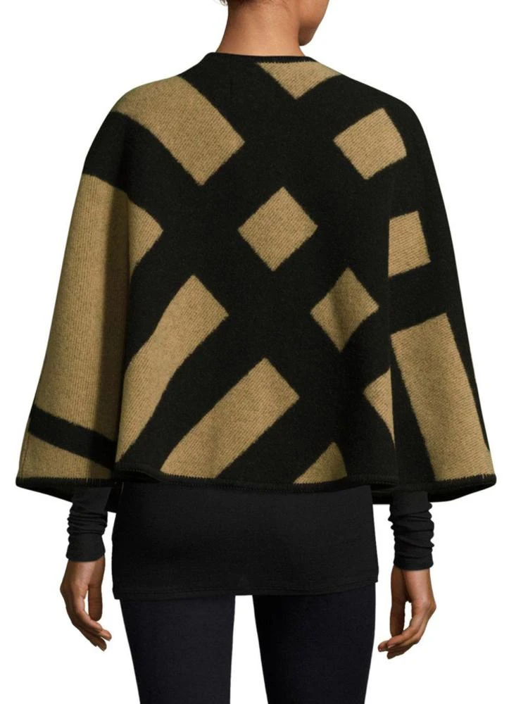 商品Burberry|Traditional Equestrian Check Poncho,价格¥6493,第2张图片详细描述