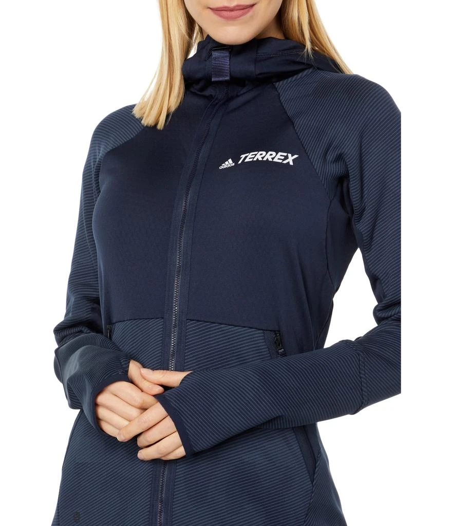 商品Adidas|Terrex Tech Fleece Hooded Jacket,价格¥412,第3张图片详细描述