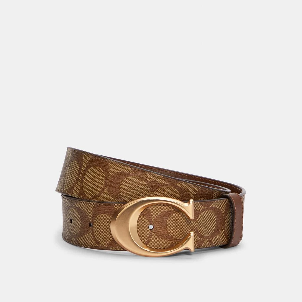商品Coach|Coach Outlet Signature Buckle Belt, 38 Mm,价格¥684,第1张图片