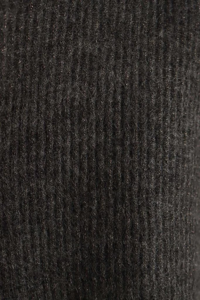 商品Brunello Cucinelli|BRUNELLO CUCINELLI Sparkling English rib mohair and wool sweater with Precious Patch,价格¥8373,第3张图片详细描述