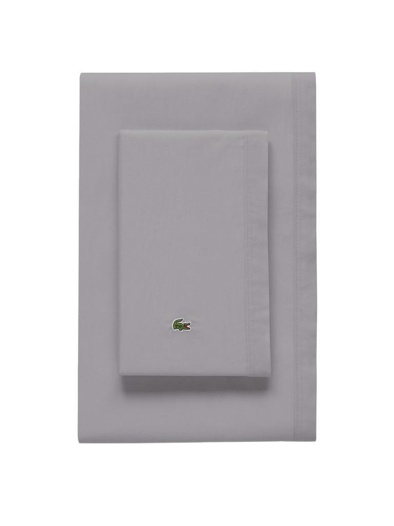 商品Lacoste|Percale Solid Sheet Set,价格¥154-¥499,第1张图片