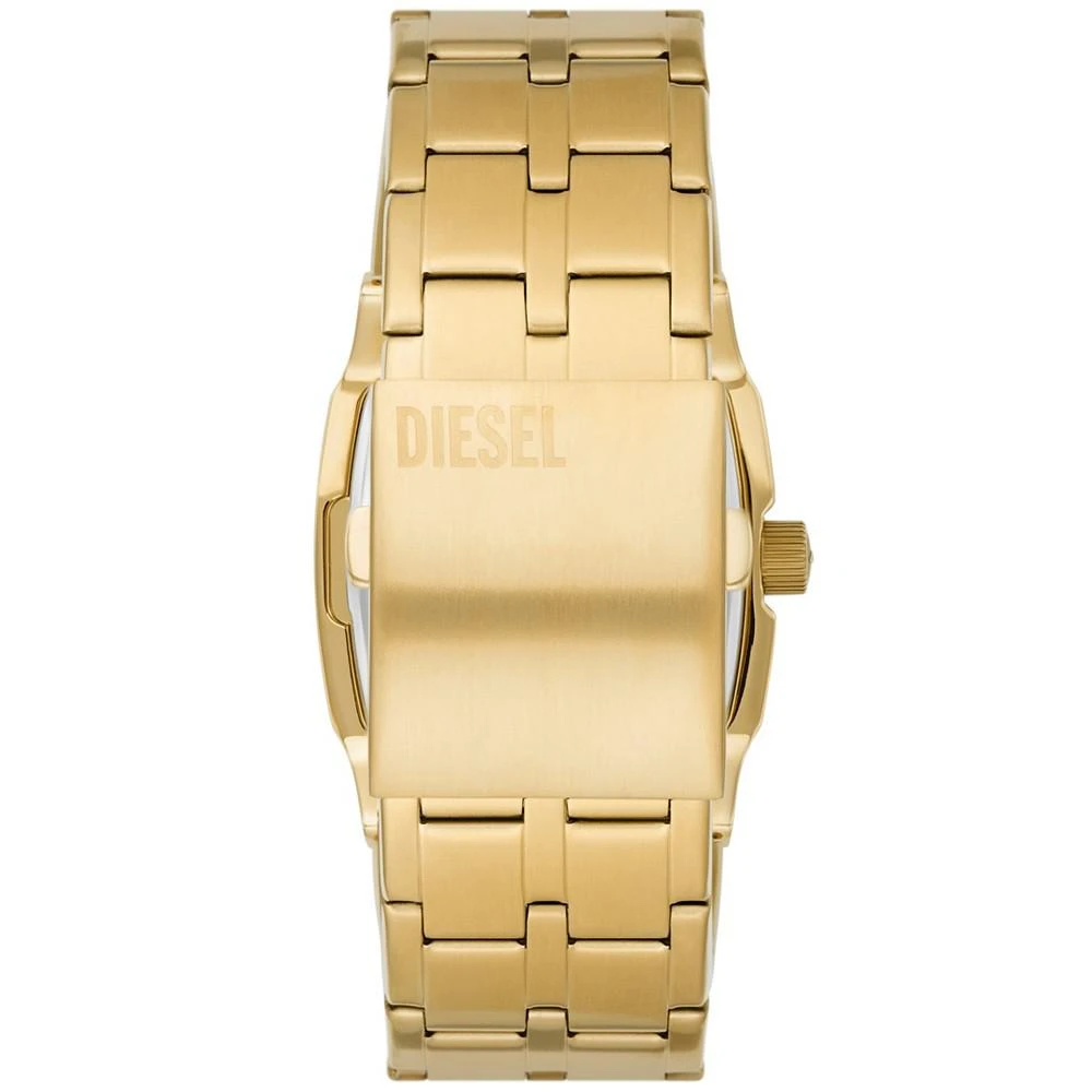 商品Diesel|Men's Cliffhanger Gold-Tone Stainless Steel Bracelet Watch, 36mm,价格¥1412,第3张图片详细描述