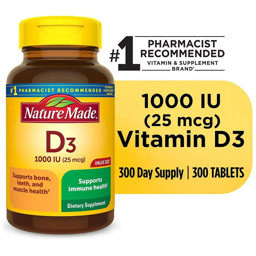 Vitamin D3 1000 IU (25 mcg) Tablets 商品