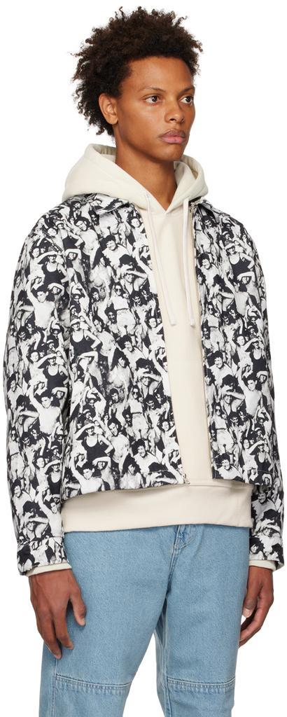 商品STUSSY|Black & White Mob Bing Jacket,价格¥1421,第4张图片详细描述