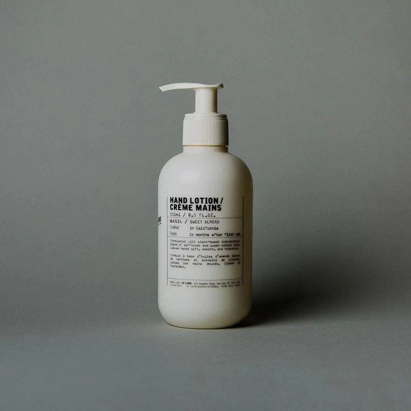 商品Le Labo|欧洲直邮LE LABO香水实验室  「BASIL-罗勒」植纯系列润手乳液250ml 清爽保湿润肤,价格¥528,第2张图片详细描述