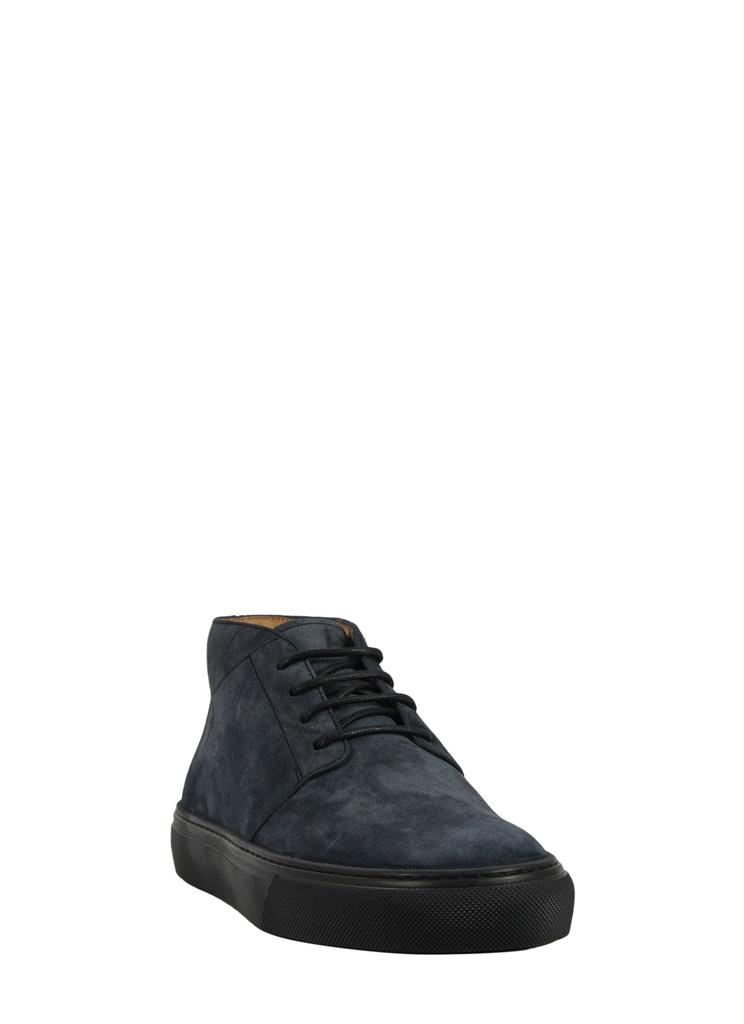 Tod's Men's  Blue Suede Ankle Boots商品第2张图片规格展示