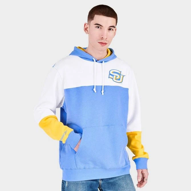 Men's Mitchell & Ness Southern University Jaguars College Colorblock Hoodie 商品