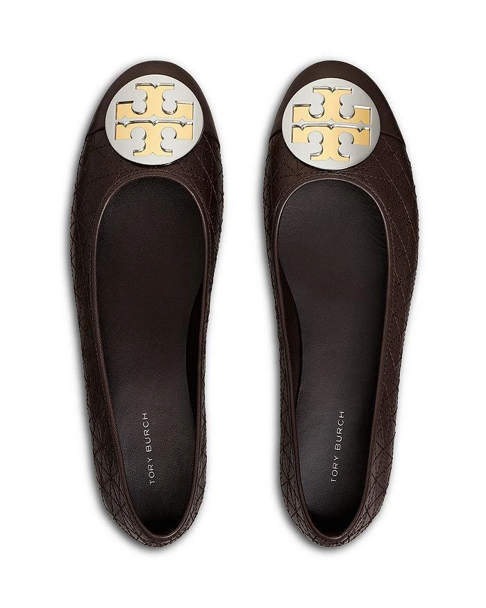 商品Tory Burch|Women's Claire Quilted Slip On Ballet Flats,价格¥1158,第4张图片详细描述