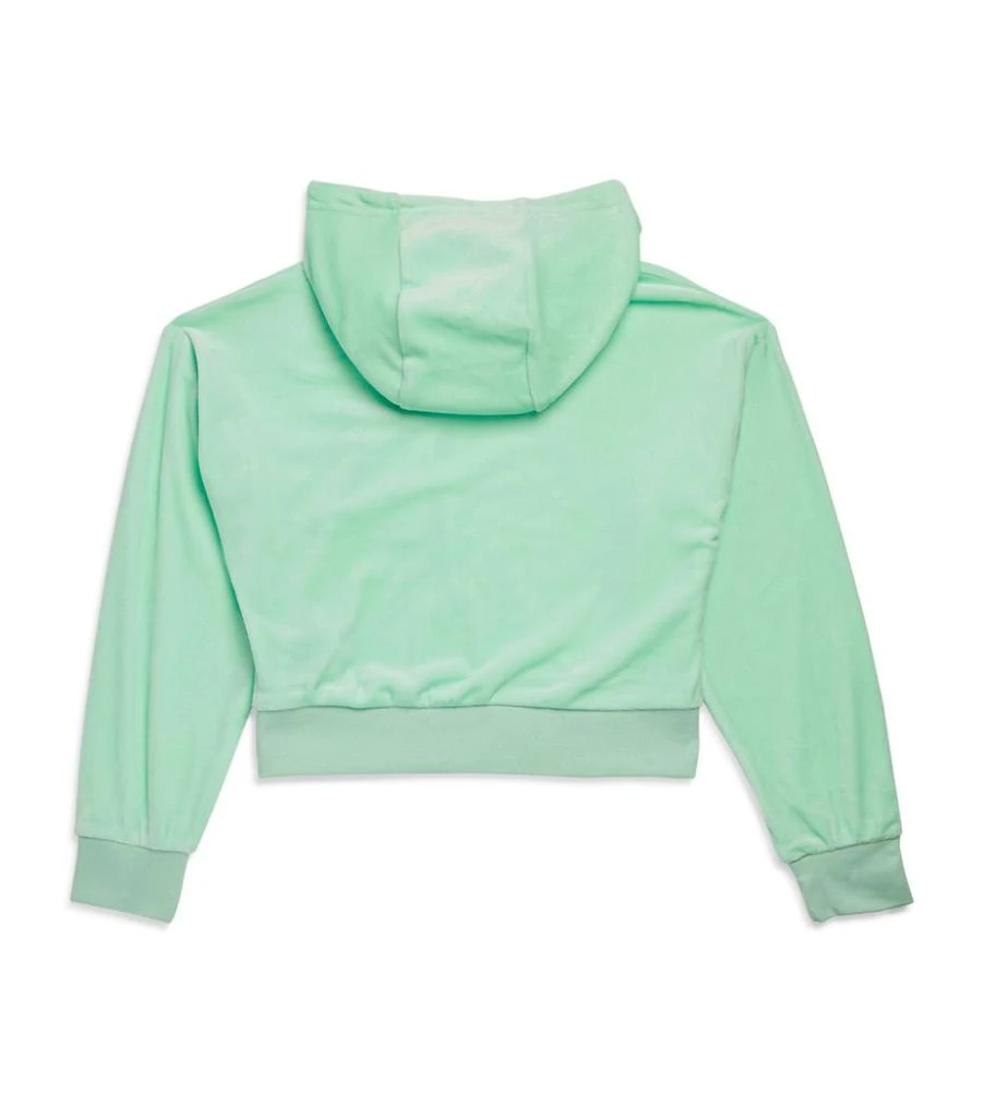 商品Juicy Couture|Velour Diamanté Logo Hoodie (7-16 Years),价格¥367,第2张图片详细描述