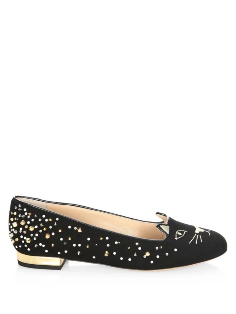 商品Charlotte Olympia|钻饰猫咪鞋,价格¥2237,第5张图片详细描述