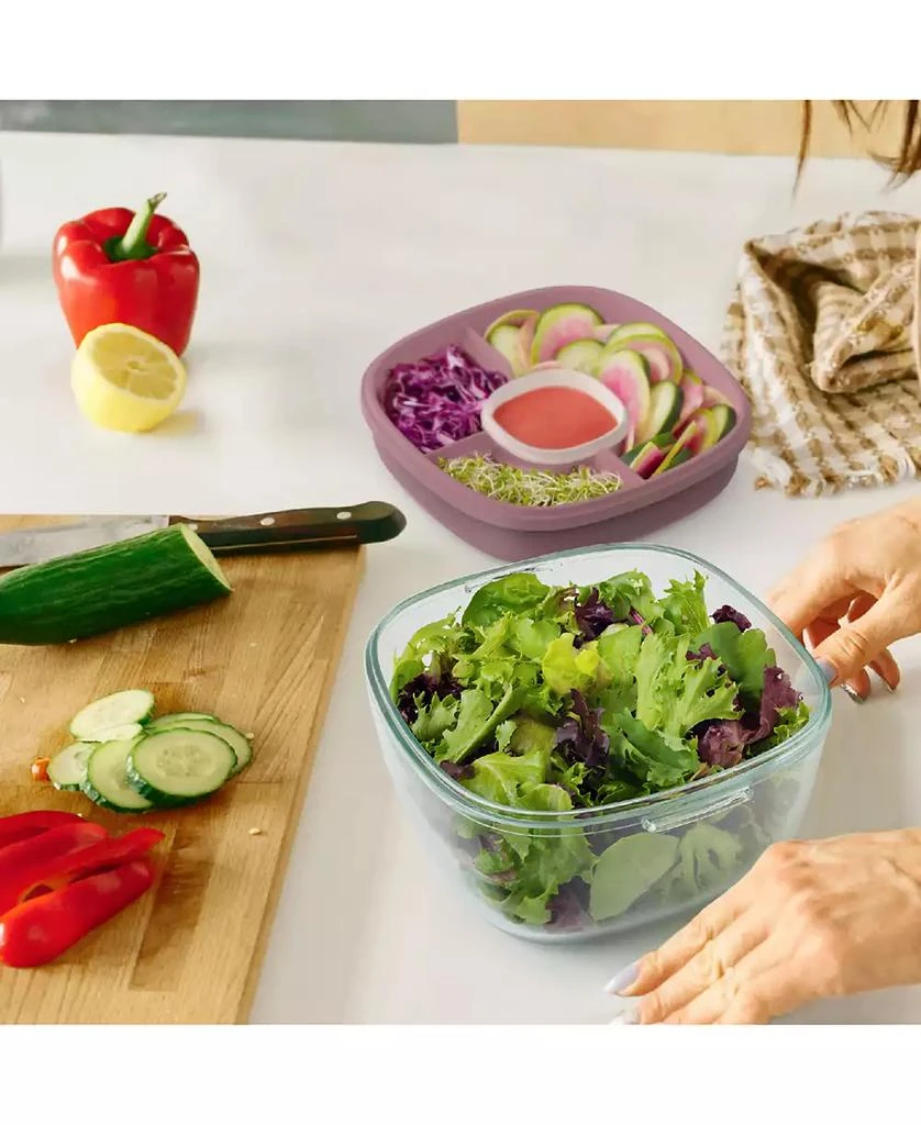 商品Bentgo|Glass Leak-Proof Salad Container,价格¥357,第5张图片详细描述