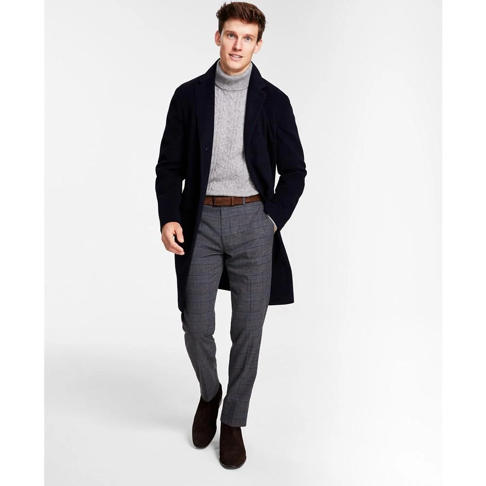 商品Tommy Hilfiger|Men's Modern Fit Single-Breasted Overcoat,价格¥1047,第1张图片