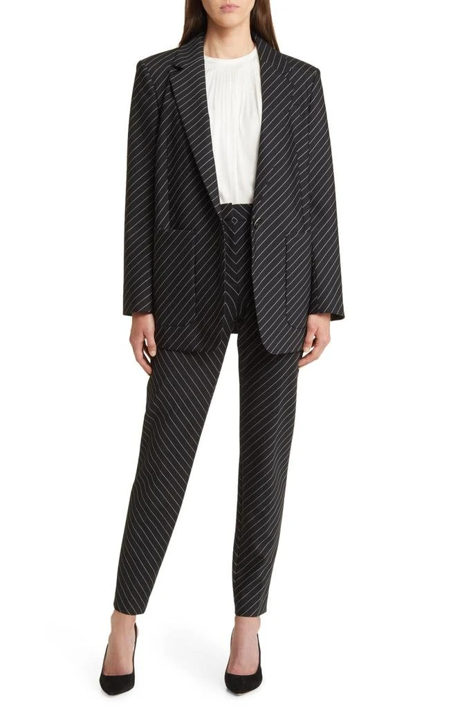 Jakua Stripe Stretch Wool One-Button Blazer 商品