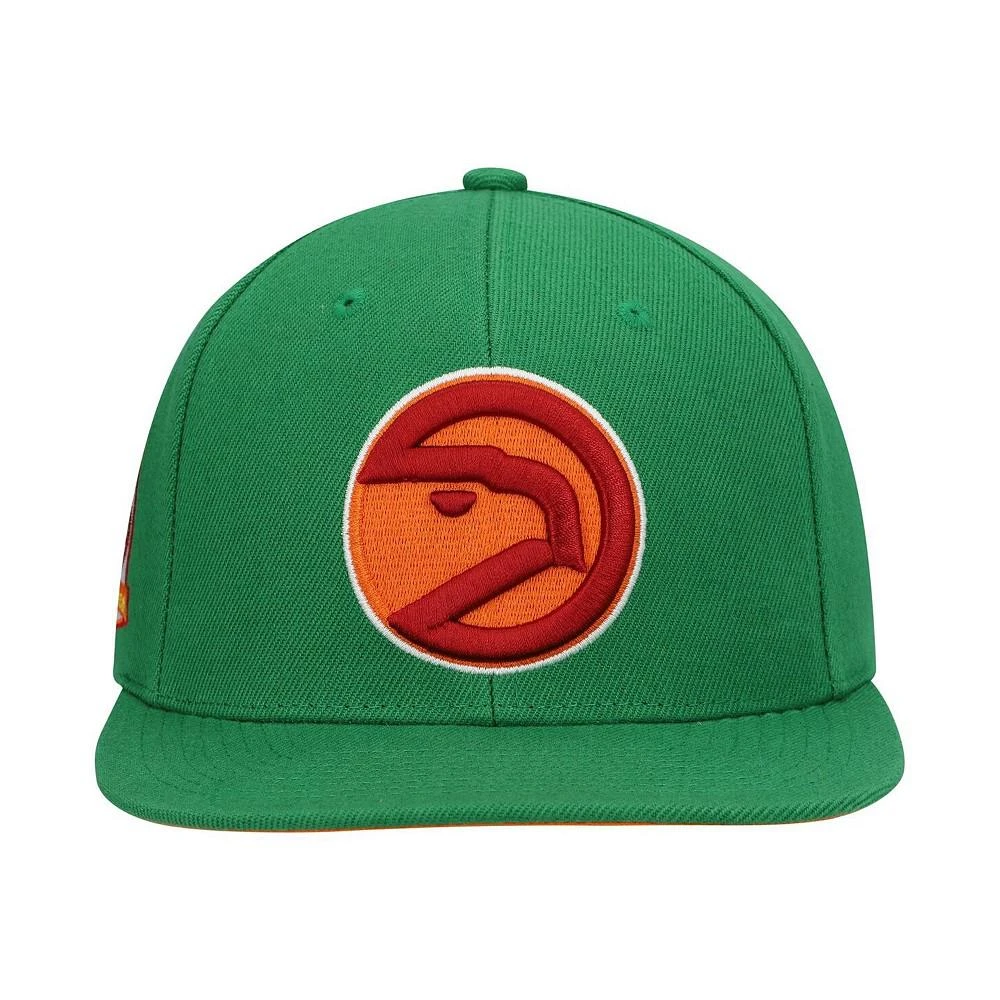 商品Mitchell & Ness|Men's Green Atlanta Hawks 25th Anniversary Like Mike Snapback Hat,价格¥186,第3张图片详细描述