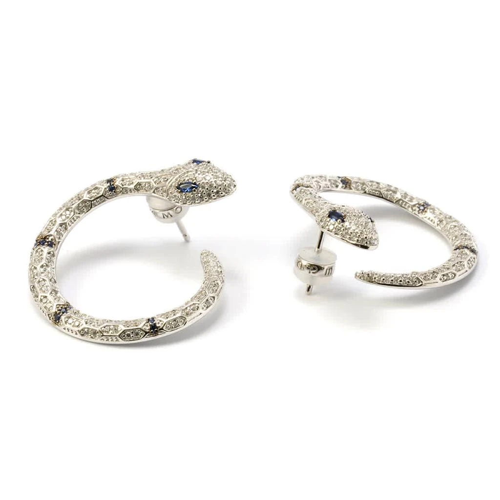 商品apm Monaco|APM Monaco Serpent Round Sterling Silver Earrings,价格¥634,第2张图片详细描述
