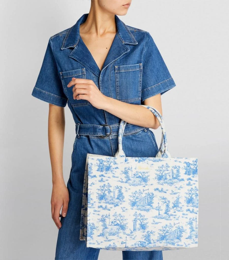 商品Harrods|Toile Grocery Shopper Bag,价格¥391,第5张图片详细描述