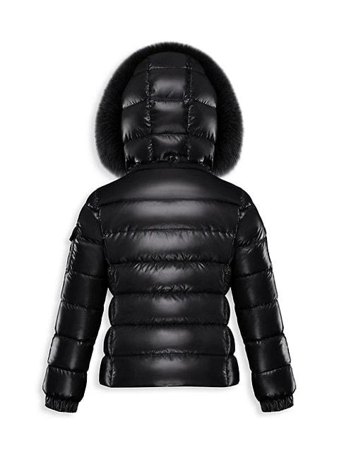 商品Moncler|Little Girl's &amp; Girl's Bady Fox Fur-Trim Down Coat,价格¥6017,第3张图片详细描述
