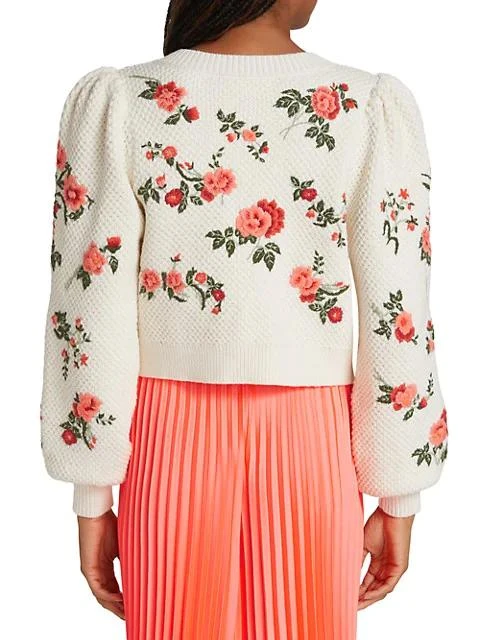 商品Alice + Olivia|Kitty Floral-Embroidered Cardigan,价格¥1771,第5张图片详细描述