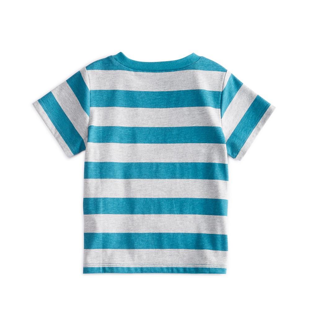 商品First Impressions|Toddler Boys Rugby Stripe T-Shirt, Created for Macy's,价格¥89,第4张图片详细描述