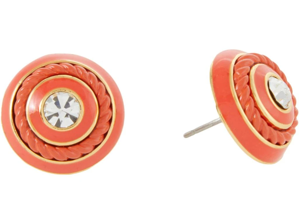 商品Kate Spade|Know The Ropes Mixed Media Studs Earrings,价格¥147,第1张图片