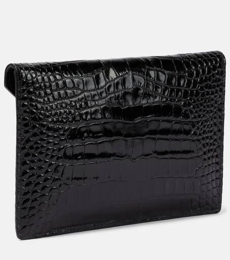商品Vivienne Westwood|Croc-effect leather clutch,价格¥2492,第4张图片详细描述