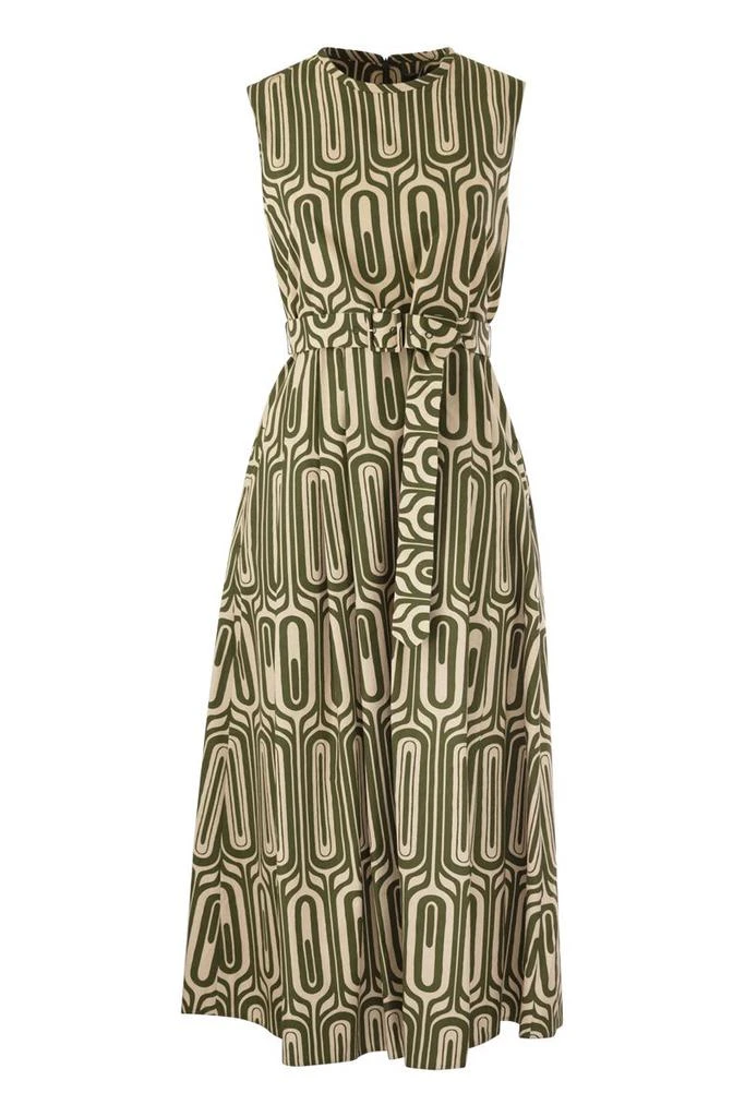 商品Max Mara|ANDREIS - PRINTED COTTON DRESS WITH BELT,价格¥2901,第1张图片