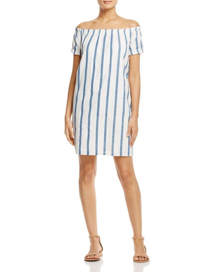 商品VERO MODA|Vero Moda Stripe Off-the-Shoulder Dress,价格¥309,第1张图片