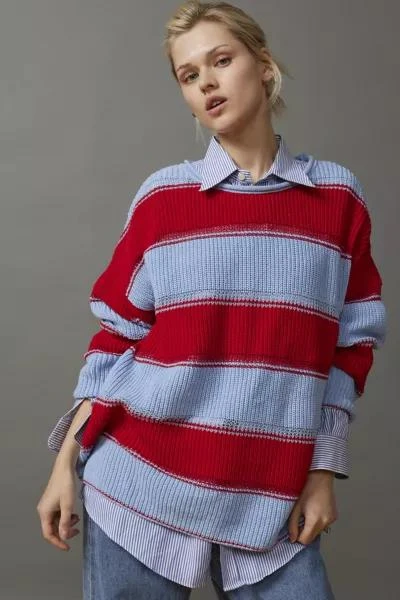 商品BDG|BDG Reece Oversized Pullover Sweater,价格¥76,第2张图片详细描述