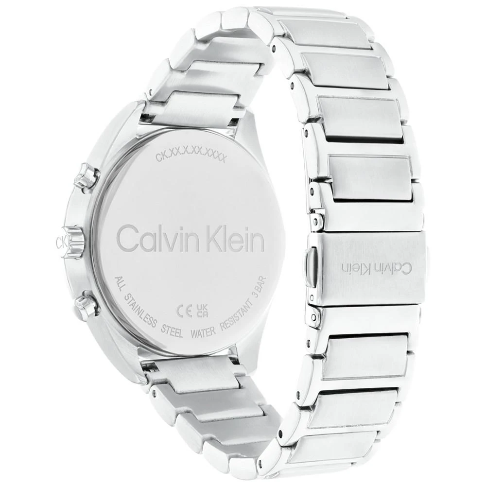 商品Calvin Klein|Women's Silver-Tone Stainless Steel Bracelet Watch 38mm,价格¥1014,第3张图片详细描述