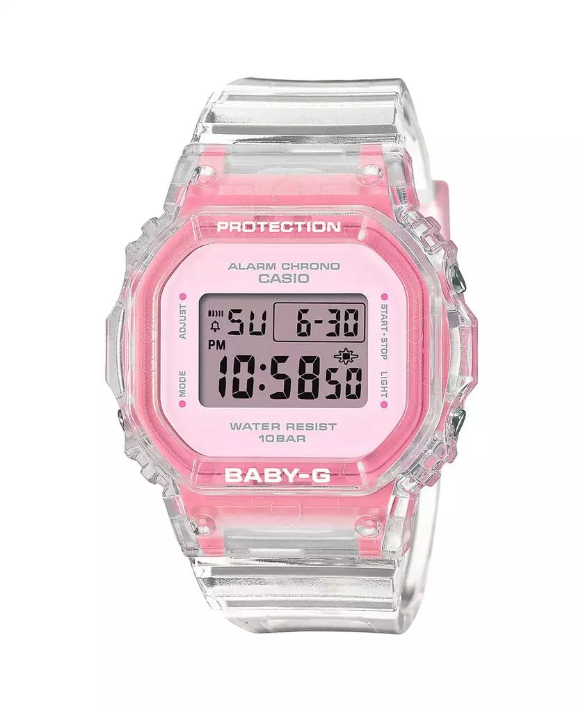 商品G-Shock|G-Shock Women's Digital Pink Resin Watch, 37.9mm BGD565SJ-7,价格¥741,第1张图片