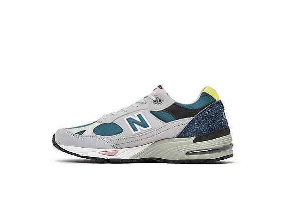 商品New Balance|男款 新百伦 991 休闲鞋 英产 银蓝色,价格¥1947,第3张图片详细描述