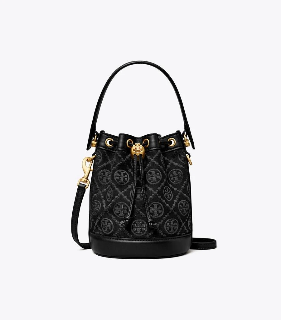 商品Tory Burch|Mini T Monogram Bucket Bag,价格¥3063,第4张图片详细描述