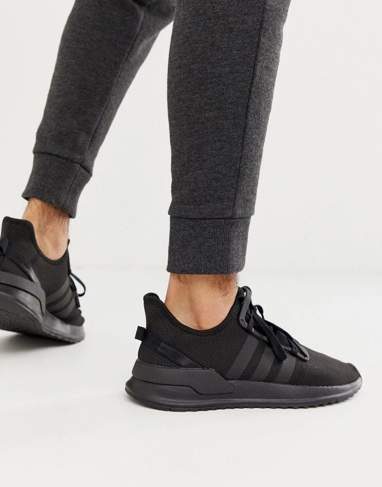 商品Adidas|adidas Originals U-Path Run trainers in triple black,价格¥381,第1张图片