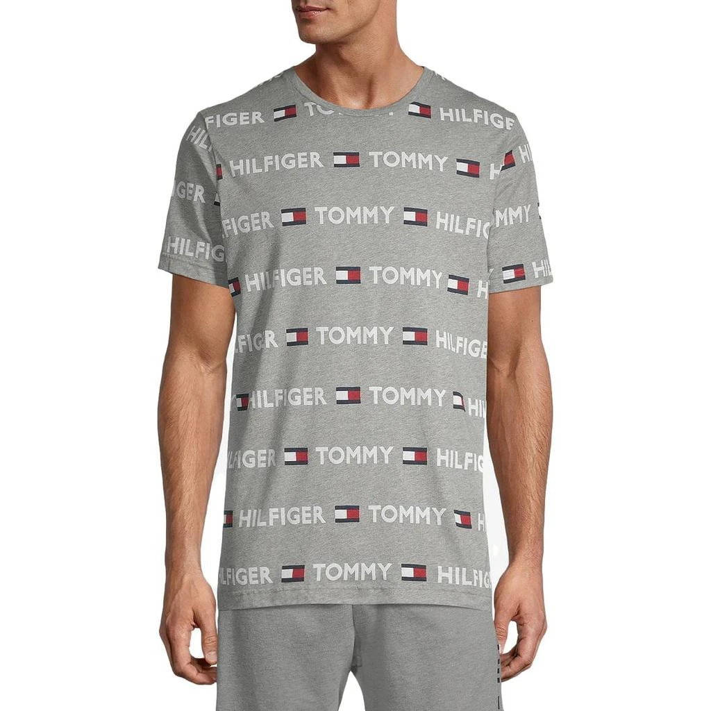 商品Tommy Hilfiger|Tommy Hilfiger Mens Nightwear Sleepwear Sleep Tee,价格¥54,第1张图片