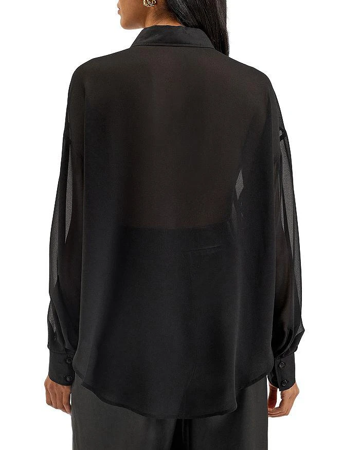 商品Ted Baker London|Lechosa Chiffon Oversized Shirt,价格¥1827,第3张图片详细描述