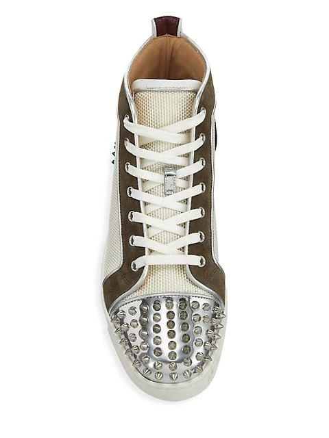 商品Christian Louboutin|Lou Spiked Sneakers,价格¥8944,第5张图片详细描述