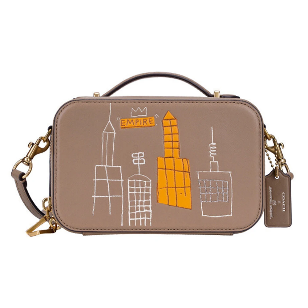 商品[国内直发] Coach|COACH 女士深棕色皮质单肩斜挎包腰包 6916B4PTV,价格¥1677,第1张图片