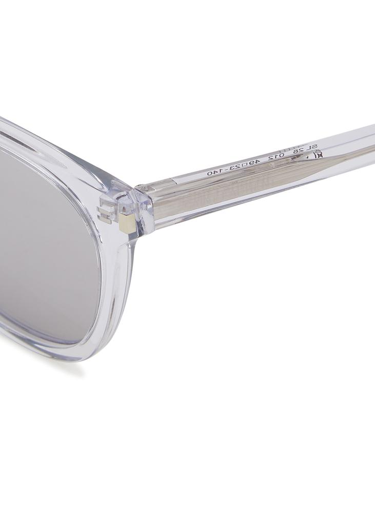 SL28 mirrored wayfarer-style sunglasses商品第3张图片规格展示