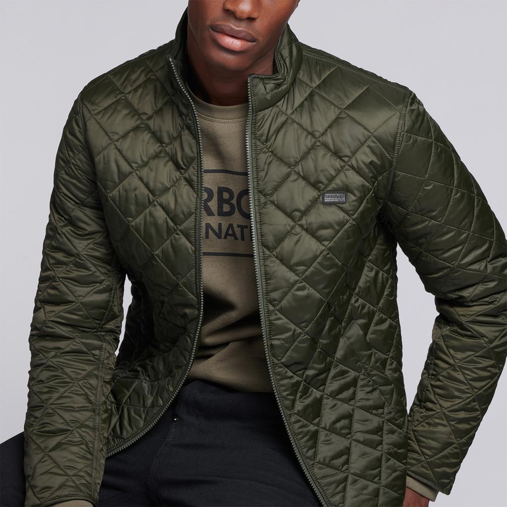 Barbour International Men's Gear Quilt Jacket - Black商品第3张图片规格展示