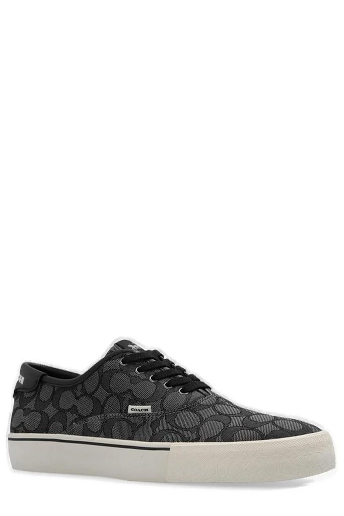 商品Coach|Coach Skate Signature Jacquard Lace-Up Sneakers,价格¥733,第2张图片详细描述